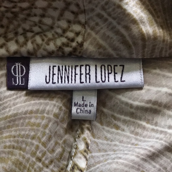 Jennifer Lopez animal wave texture style sleeveless shirt.Size Large Brand New. - Picture 5 of 8